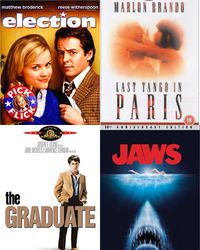 Jaws, Election, The Graduate, Last Tango in Paris